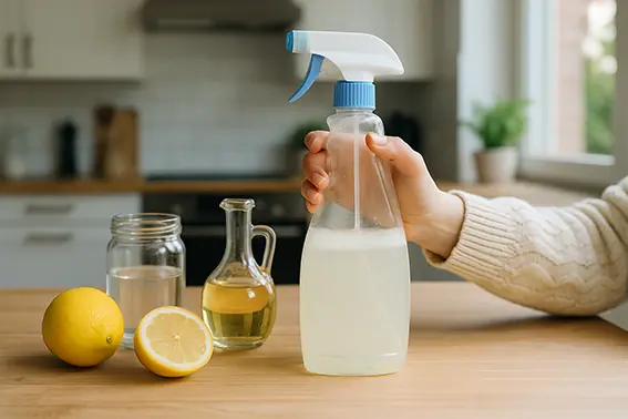 DIY Glasreiniger selber machen – Sprühflasche mit Hausmitteln