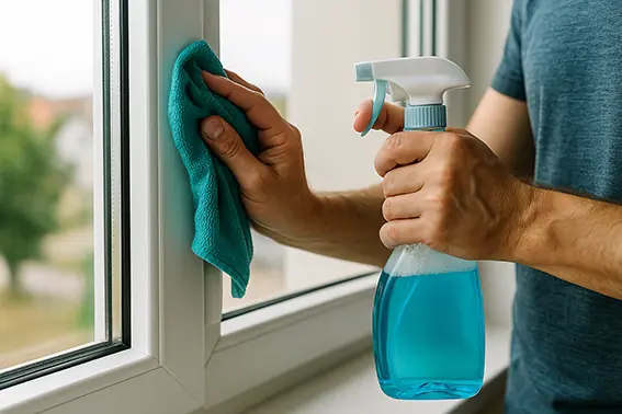 Fensterrahmen pflegen – Tipps für Holz, Kunststoff und Alu